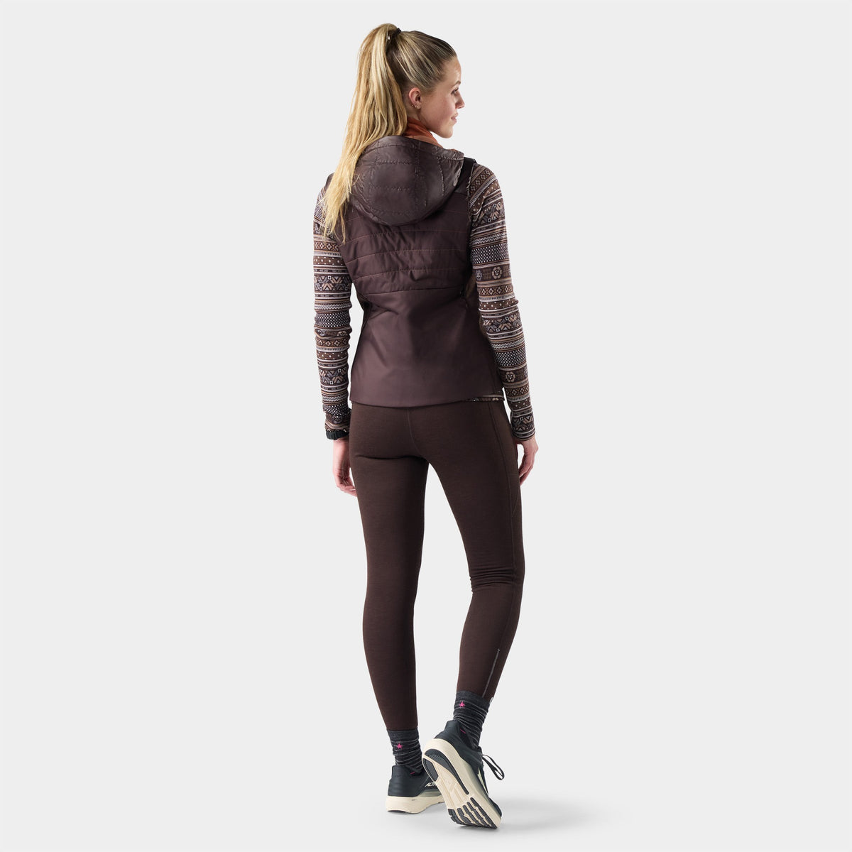 Smartwool Womens Smartloft Vest  - Mink-Mocha