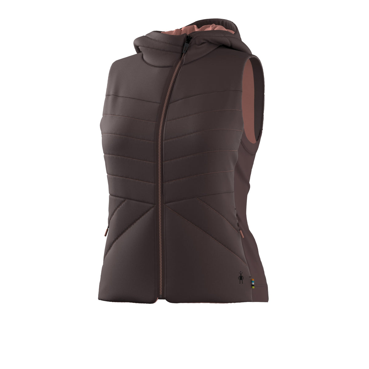 Smartwool Womens Smartloft Vest  - Mink-Mocha