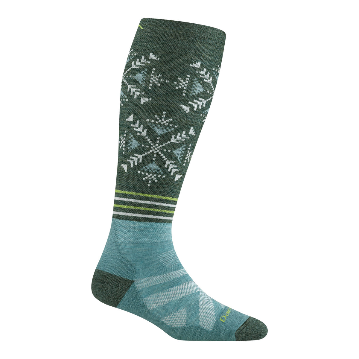 Darn Tough Vermont Womens Snowfall Midweight OTC Sock