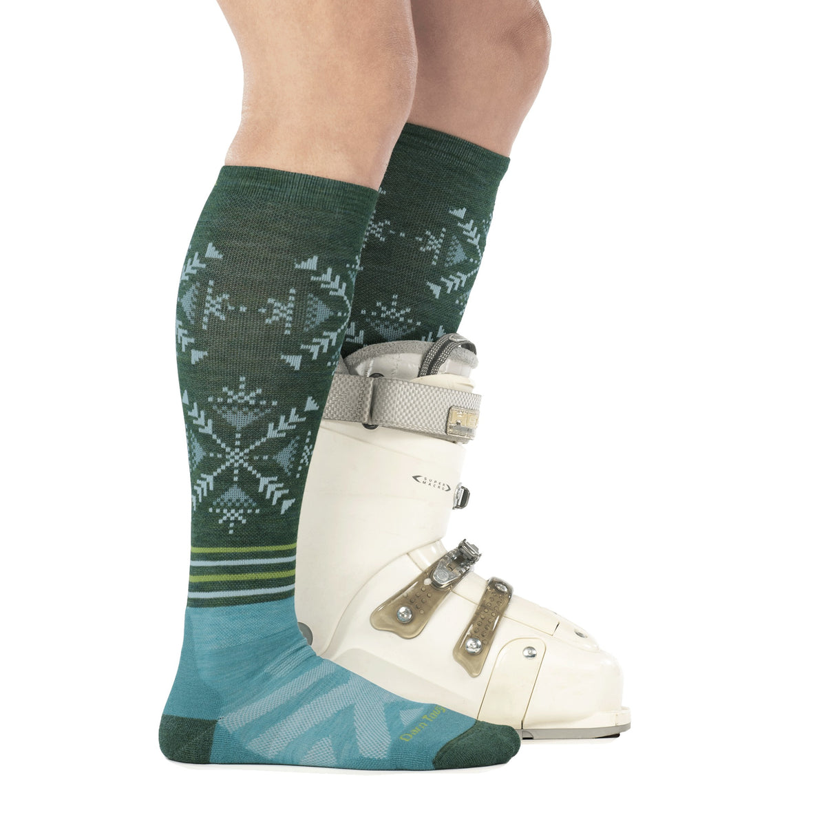Darn Tough Vermont Womens Snowfall Midweight OTC Sock
