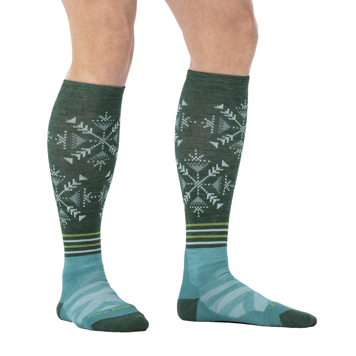 Darn Tough Vermont Womens Snowfall Midweight OTC Sock