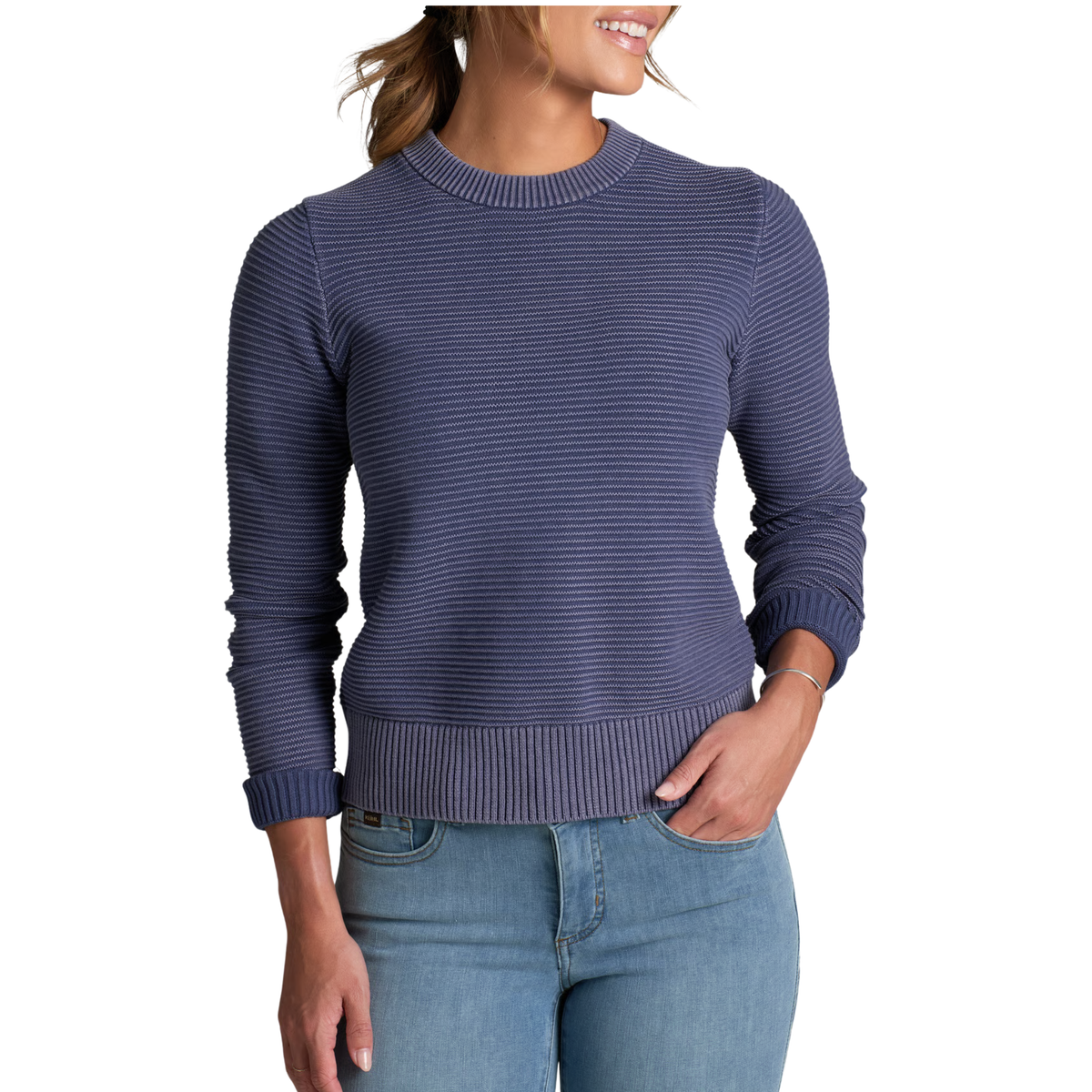 Kuhl Womens Sofie Sweater-Deep Periwinkle