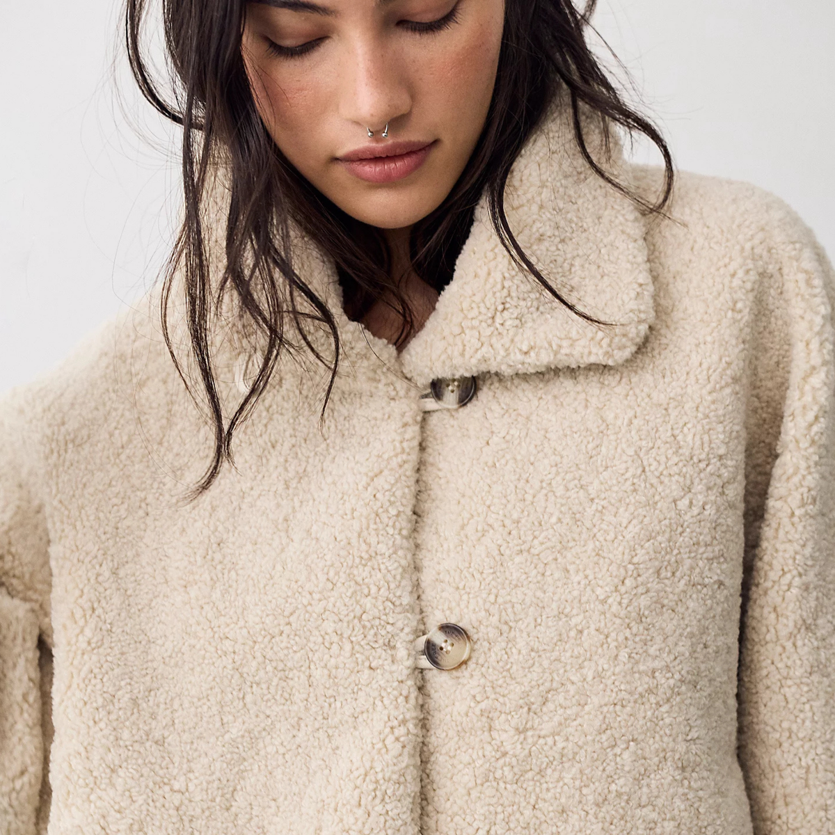 Free People Womens Softest Touch Jacket-Tea