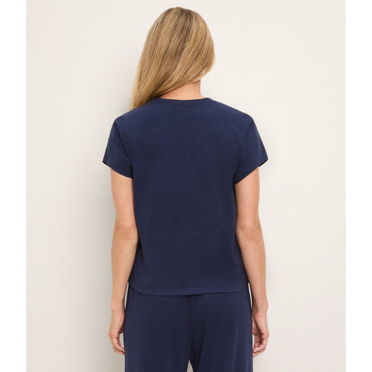 Michael Stars Womens Solene Boxy High Crew Tee