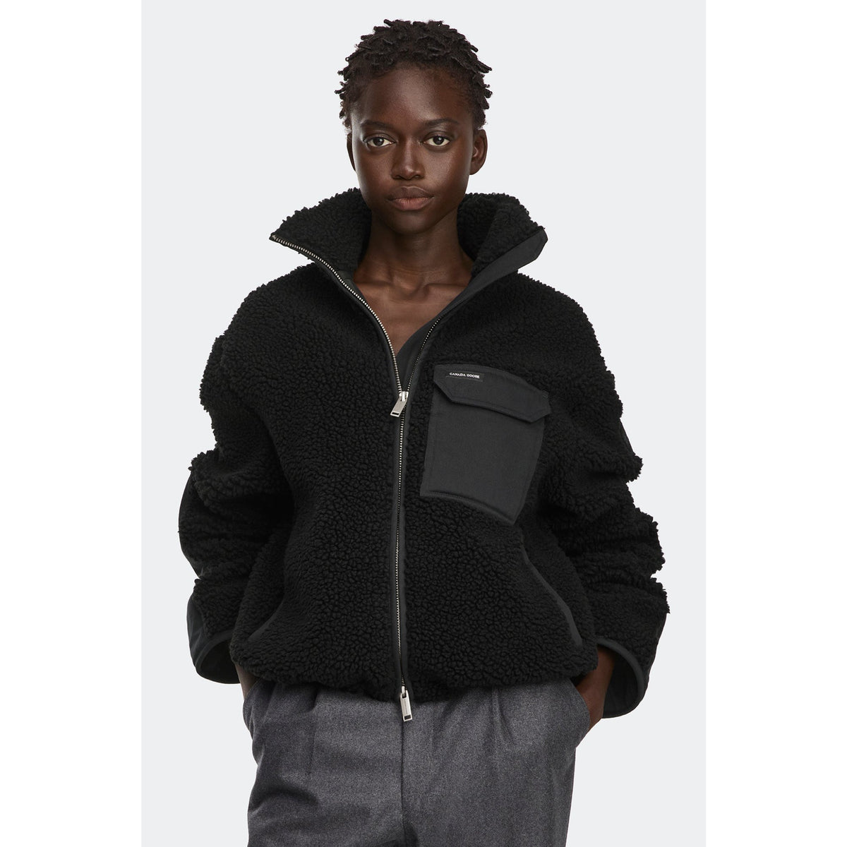 Canada Goose Womens Soren Full Zip Fleece - 9061_Black - Noir
