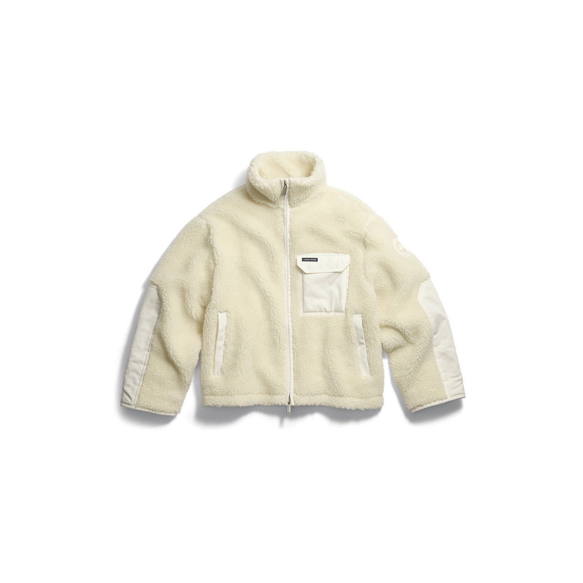 Canada Goose Womens Soren Full Zip Fleece - 9224_Bone-OS