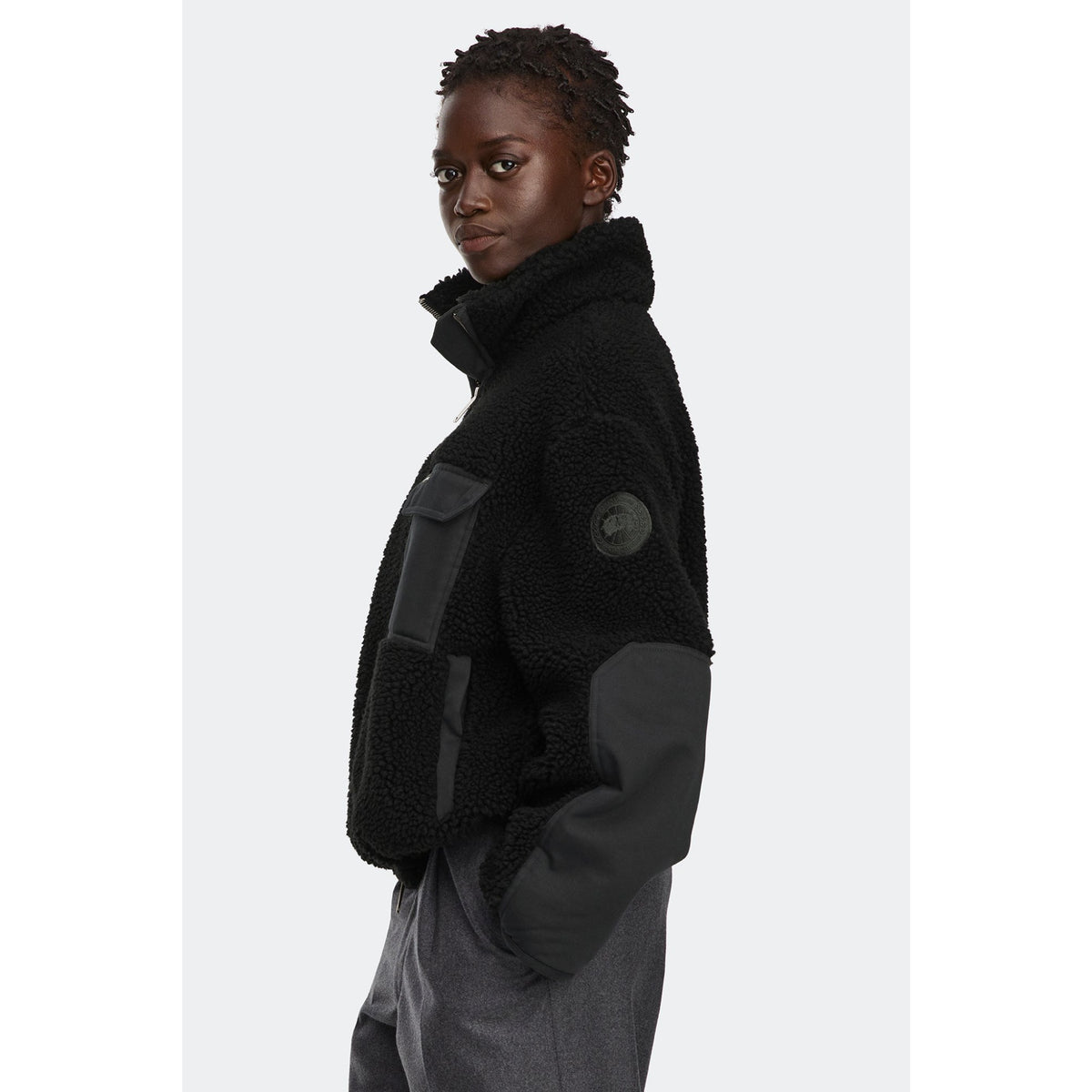 Canada Goose Womens Soren Full Zip Fleece - 9061_Black - Noir