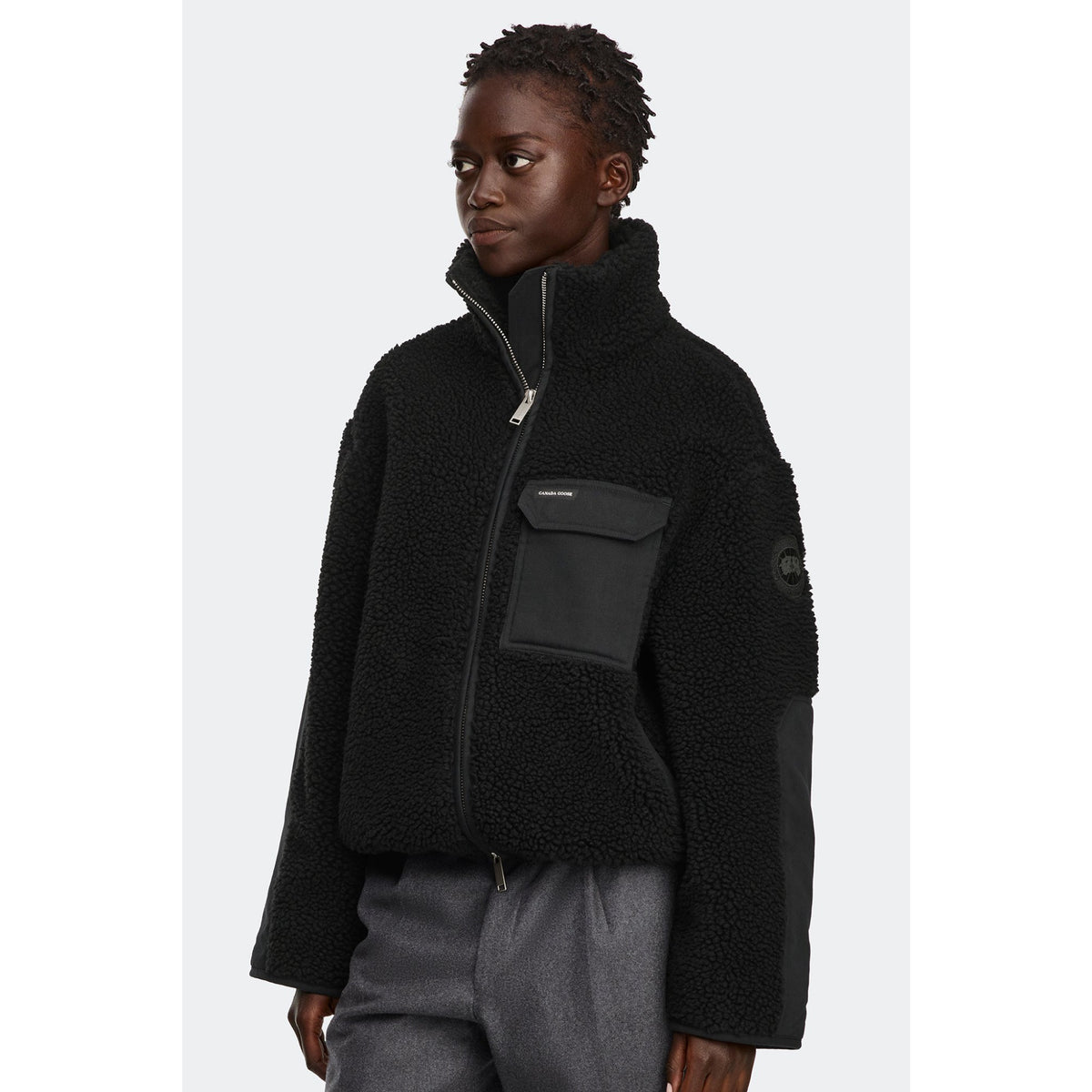Canada Goose Womens Soren Full Zip Fleece - 9061_Black - Noir
