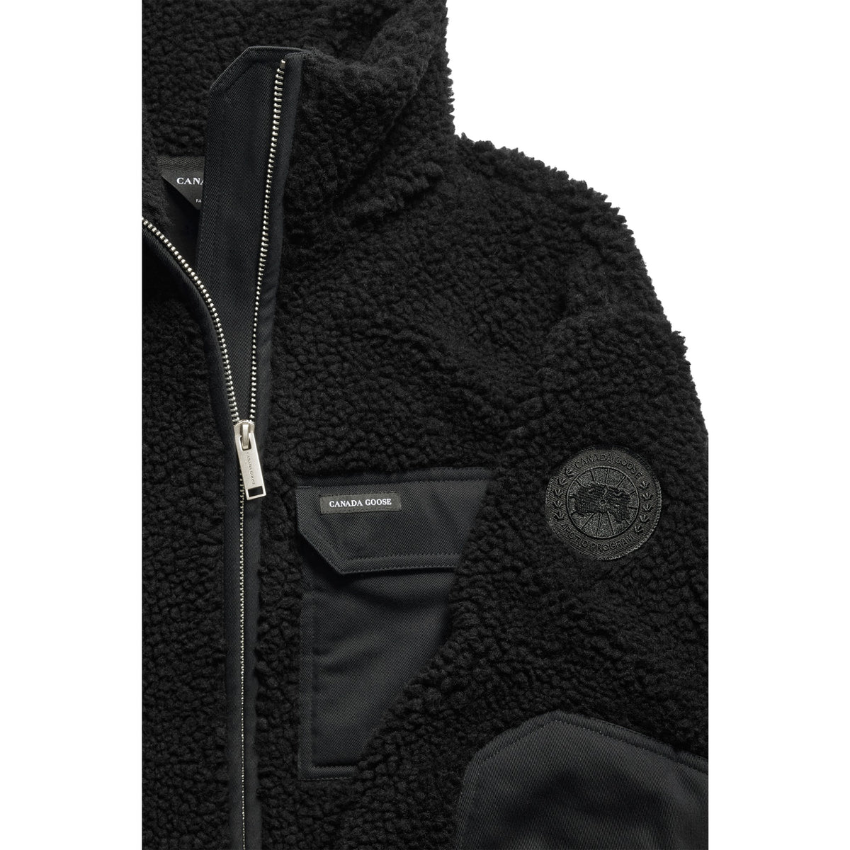 Canada Goose Womens Soren Full Zip Fleece - 9061_Black - Noir