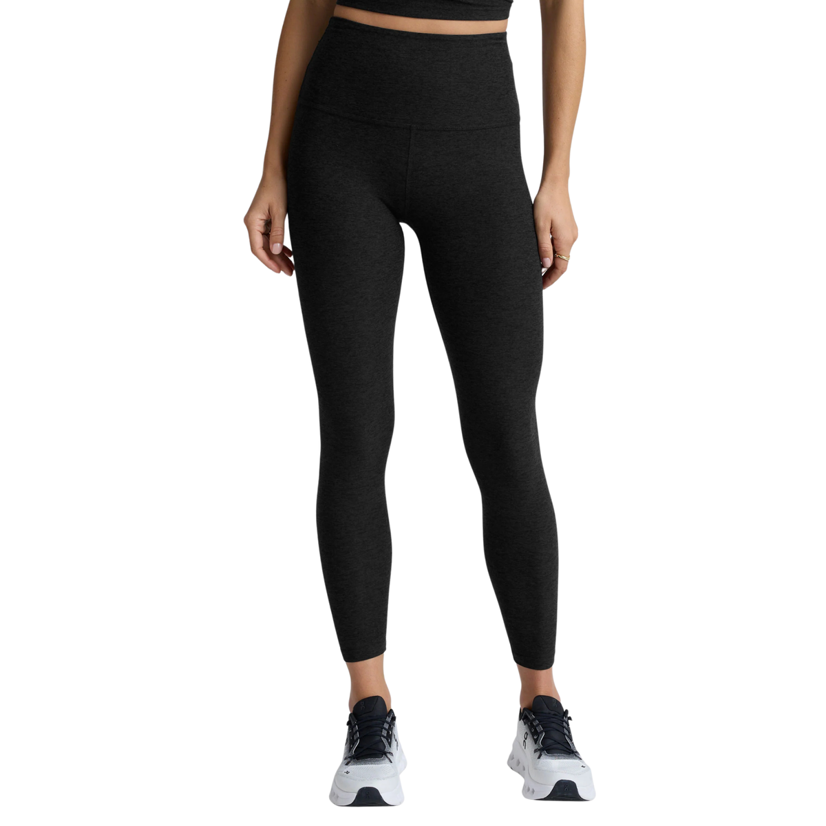 Beyond Yoga Womens Spacedye Caught in the Midi HW Legging-Darkest Night By