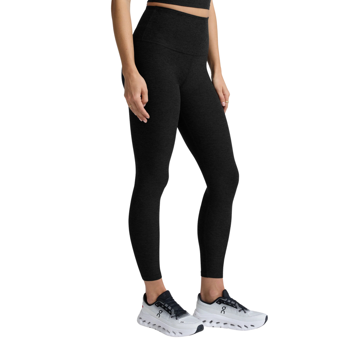 Beyond Yoga Womens Spacedye Caught in the Midi HW Legging-Darkest Night By