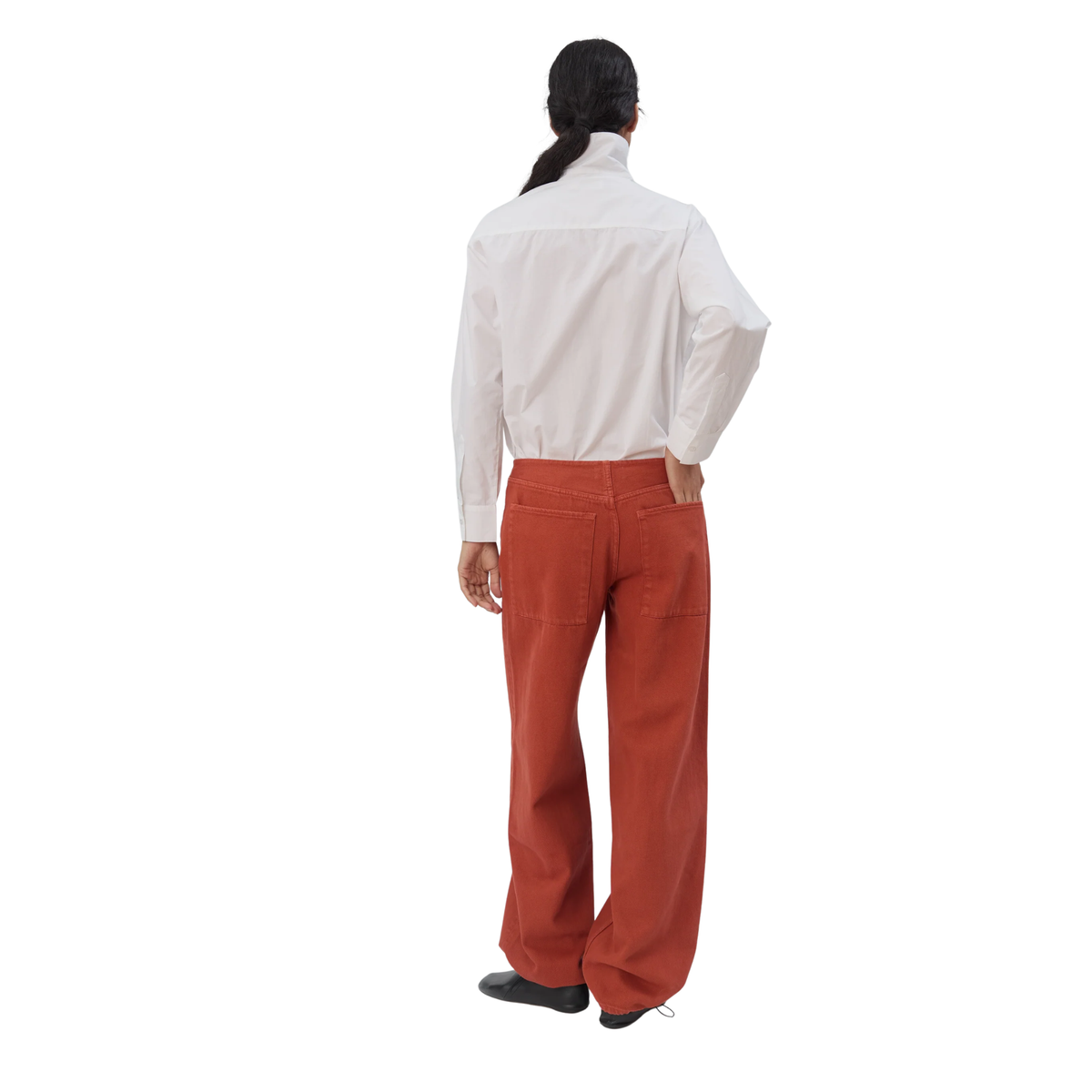 Still Here Womens Sport Jean in Burnt Orange-Burnt Orange