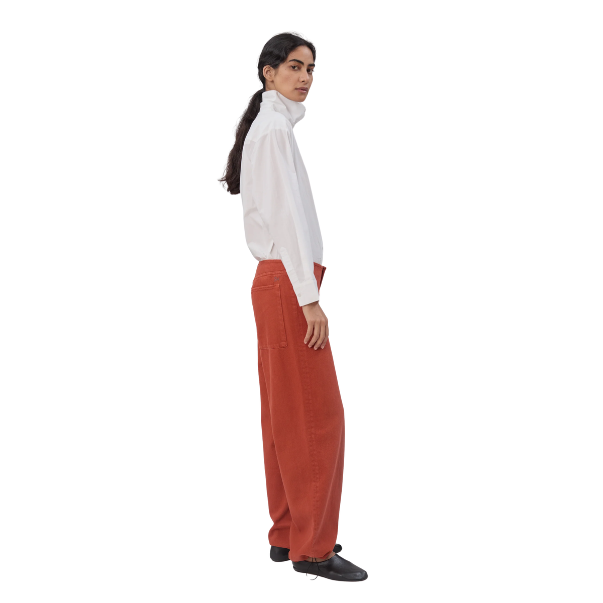 Still Here Womens Sport Jean in Burnt Orange-Burnt Orange