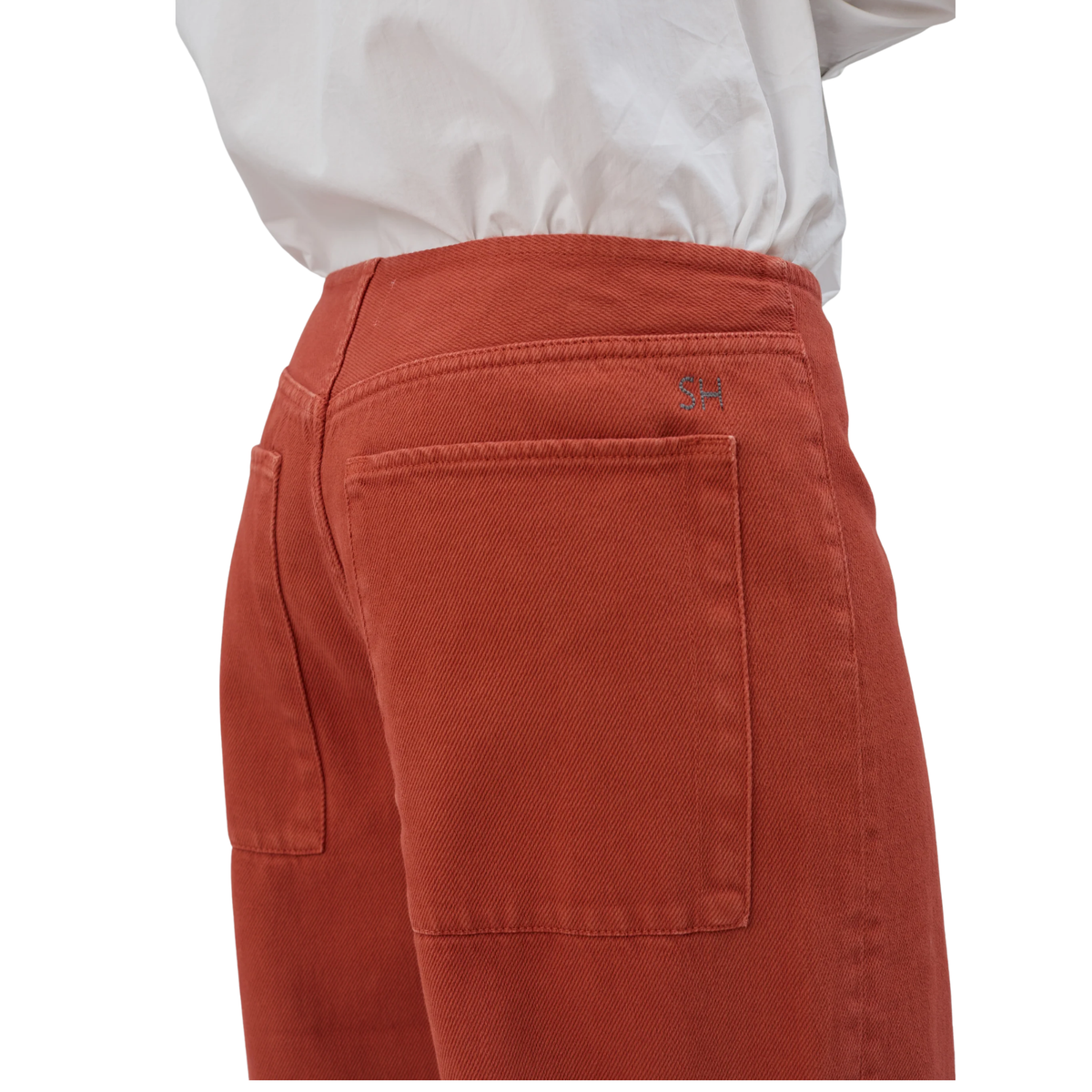 Still Here Womens Sport Jean in Burnt Orange-Burnt Orange