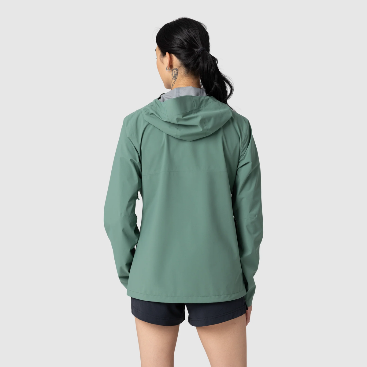 Outdoor Research Womens Stratoburst Stretch Rain Jacket-Malachite