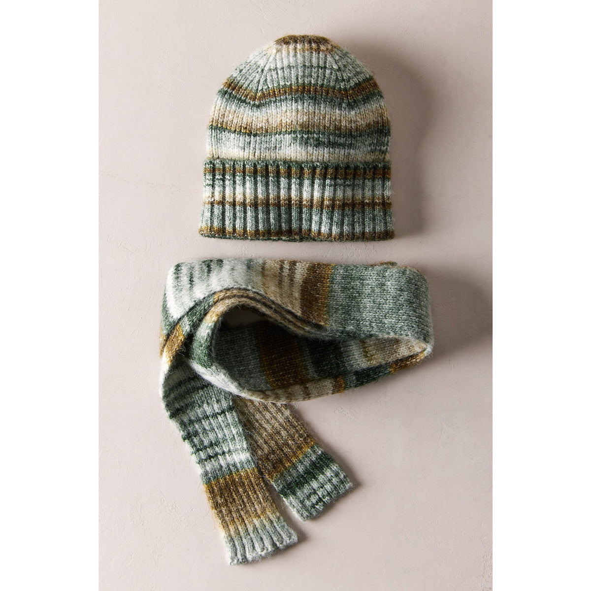 Free People Womens Stripe Set - Green Combo