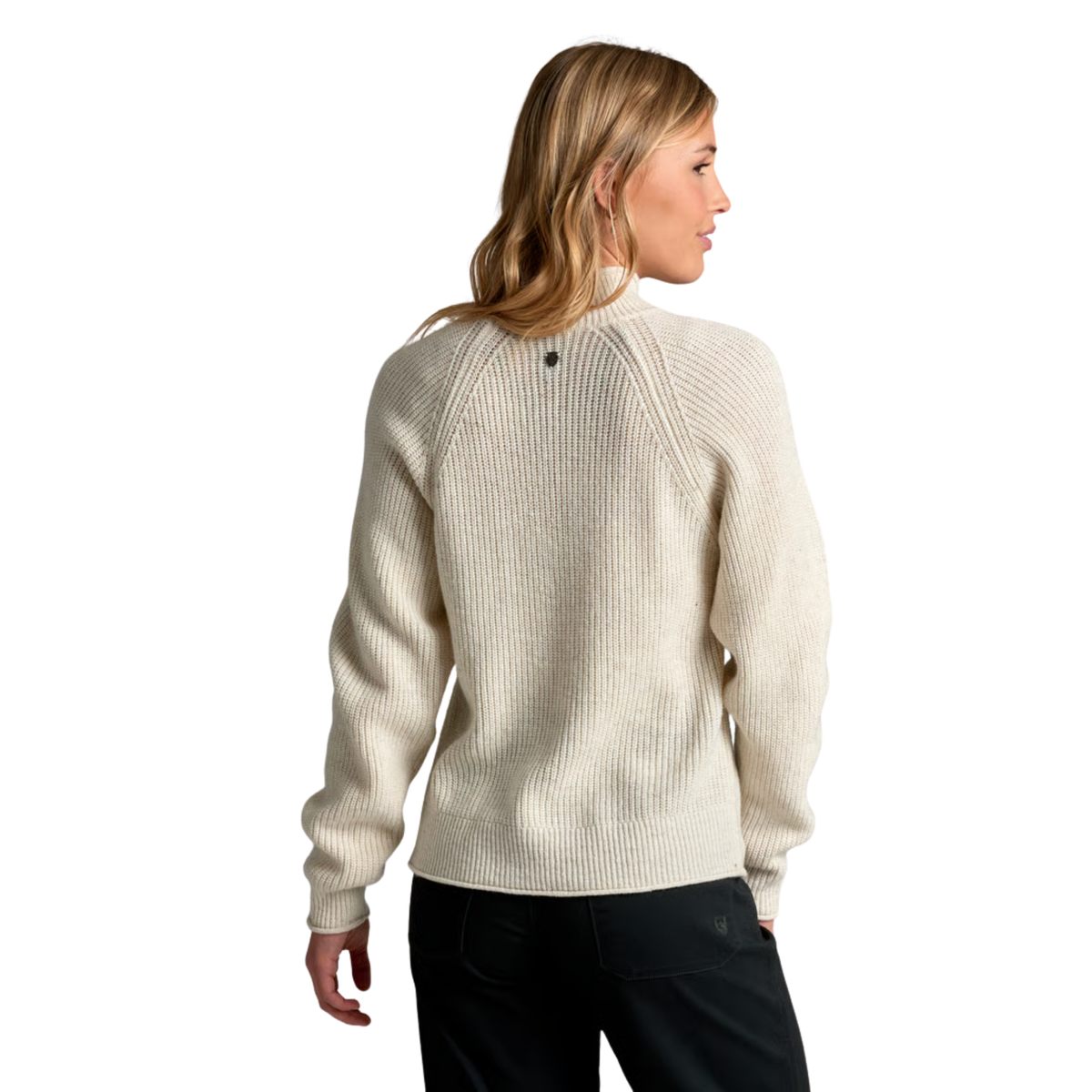 Kuhl Womens Strova Roll Neck Sweater-Apline White