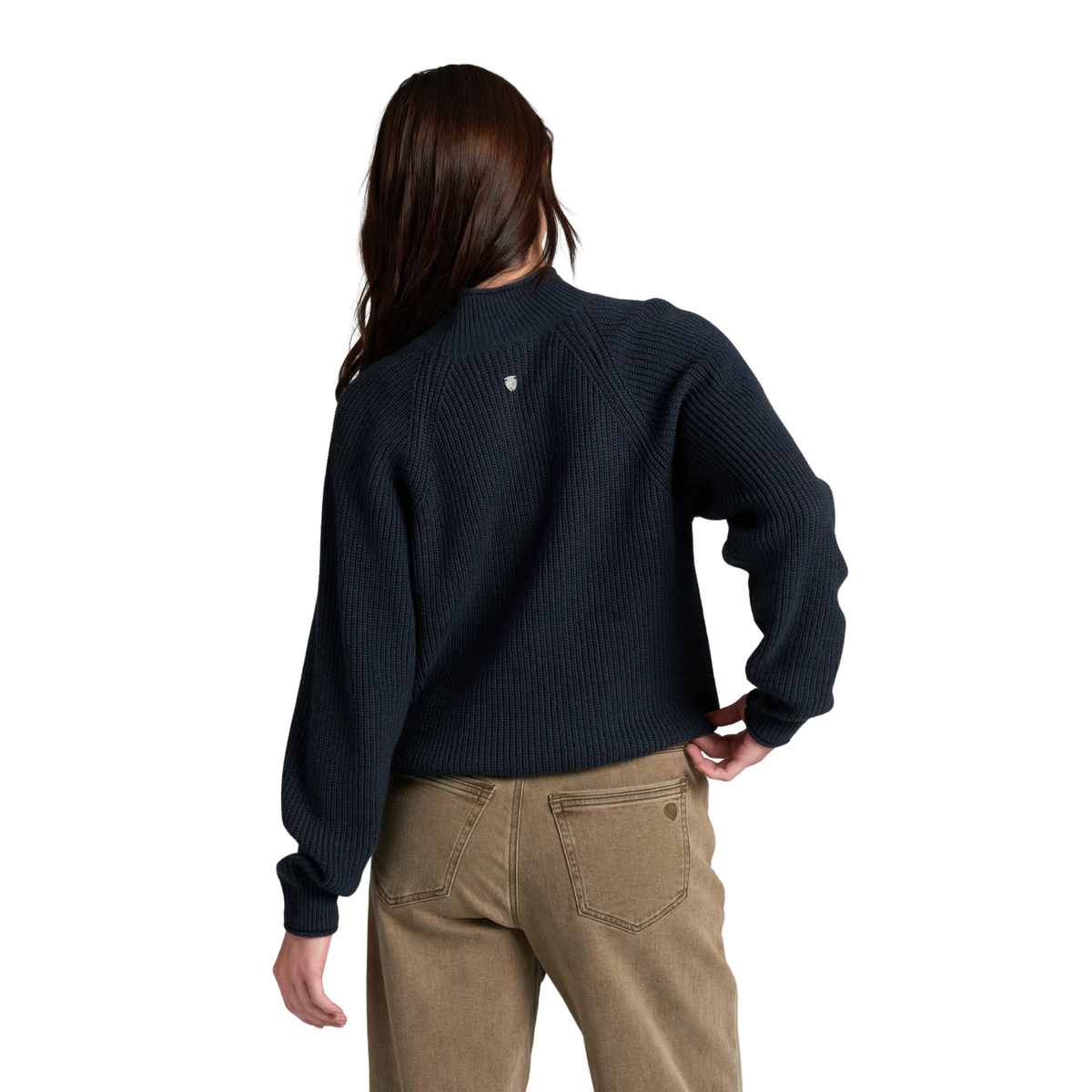Kuhl Womens Strova Roll Neck Sweater-Dark Twilight