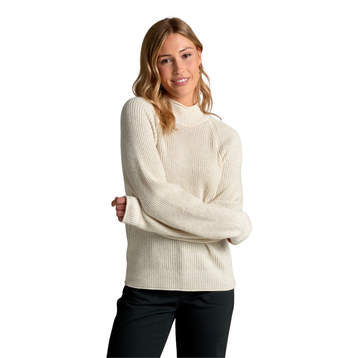 Kuhl Womens Strova Roll Neck Sweater-Apline White