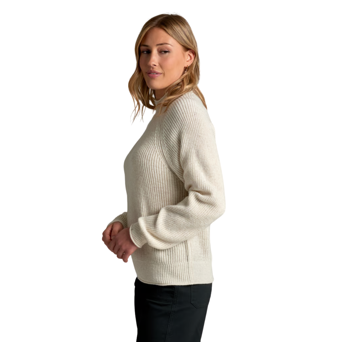 Kuhl Womens Strova Roll Neck Sweater-Apline White