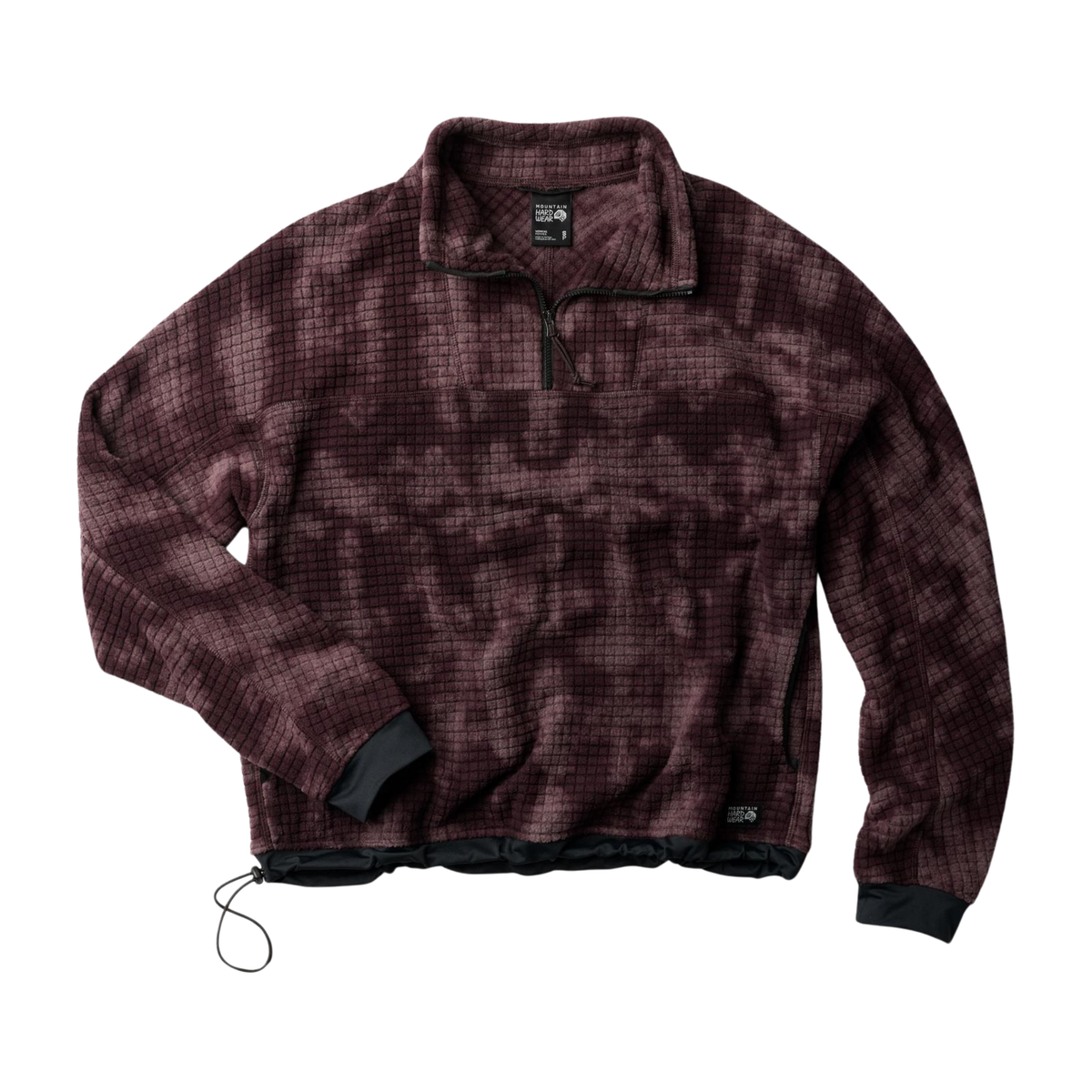 Mountain Hardwear Womens Summit Grid Big Grid Half Zip-Deep Mulberry 
