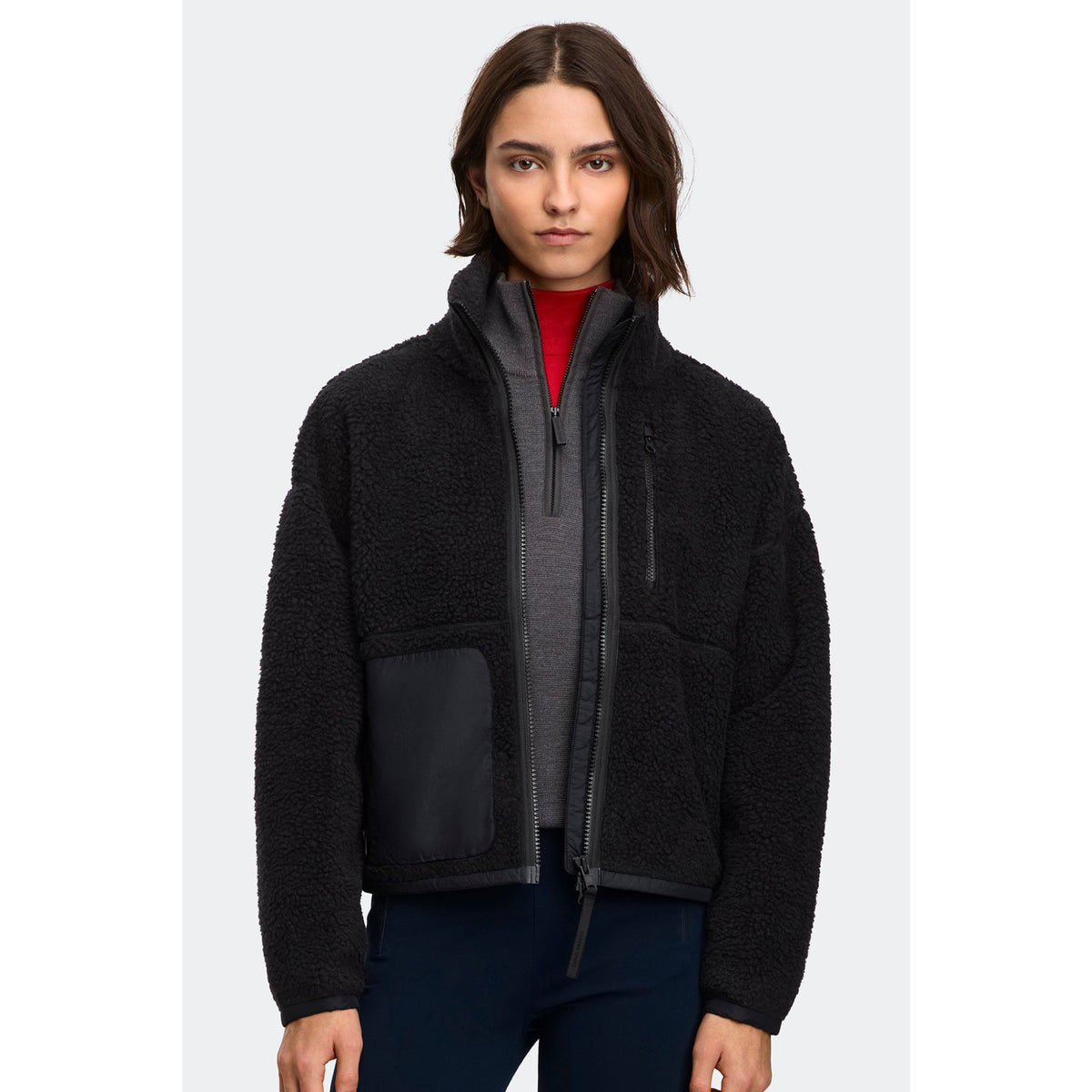 Canada Goose Womens TBC Simcoe Fleece Zip-up Sweater