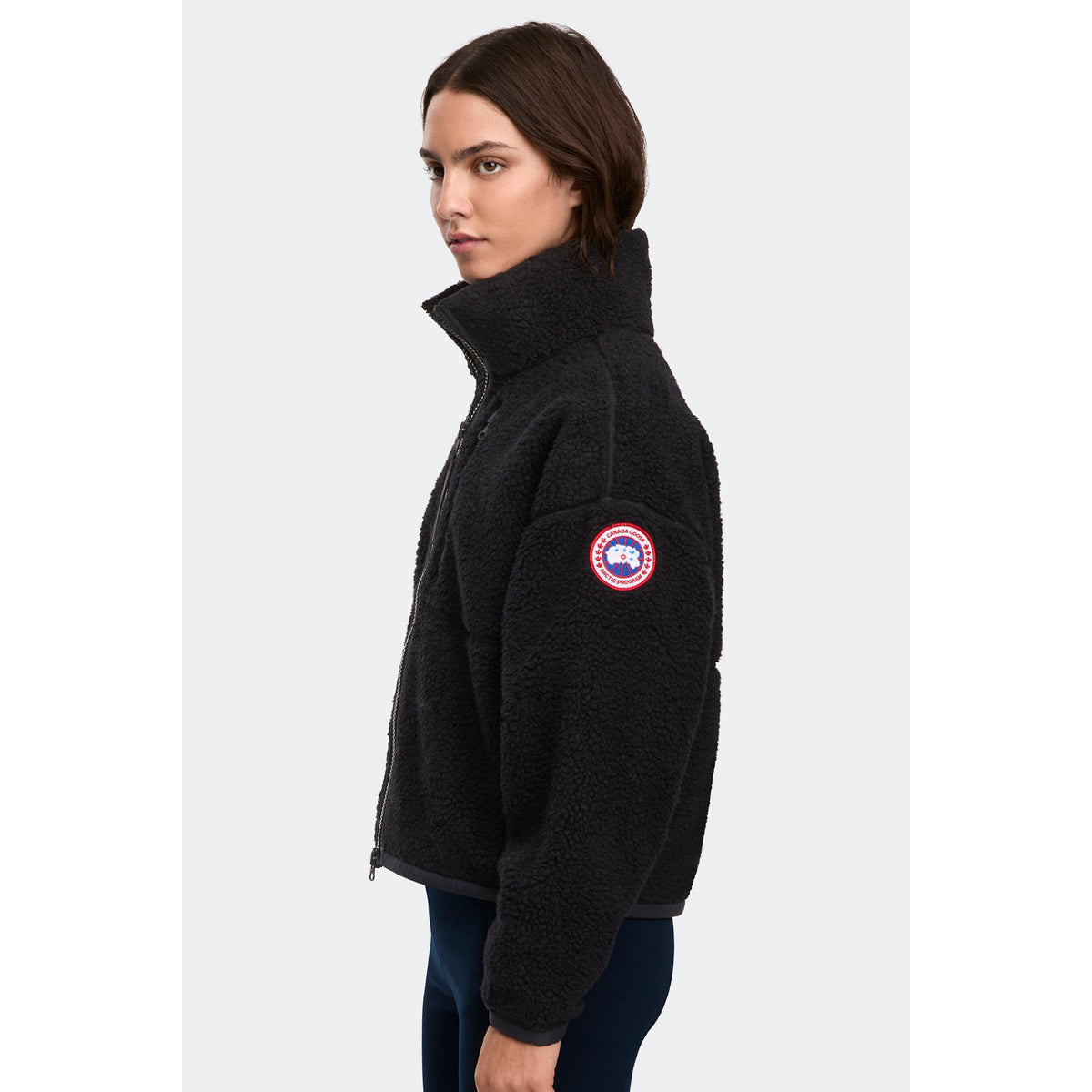 Canada Goose Womens TBC Simcoe Fleece Zip-up Sweater