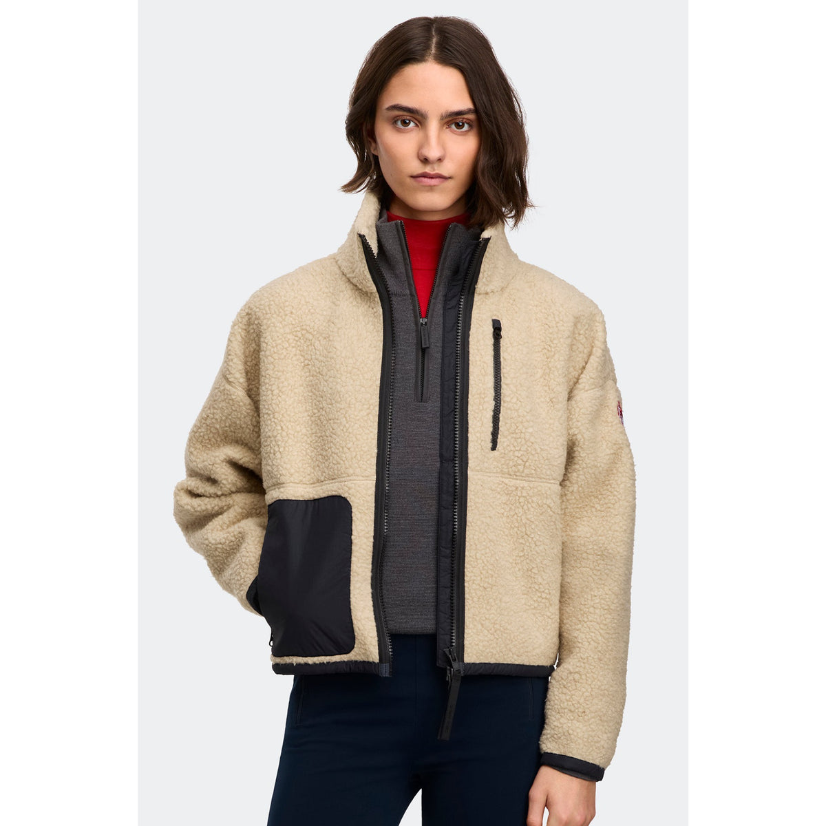 Canada Goose Womens TBC Simcoe Fleece Zip-up Sweater
