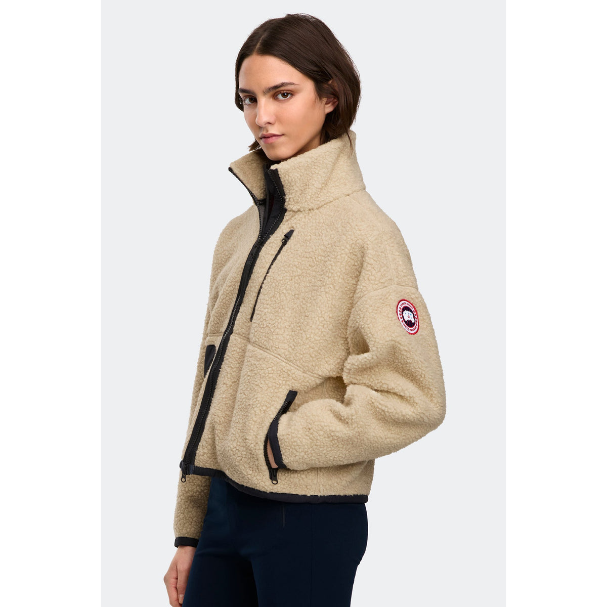 Canada Goose Womens TBC Simcoe Fleece Zip-up Sweater