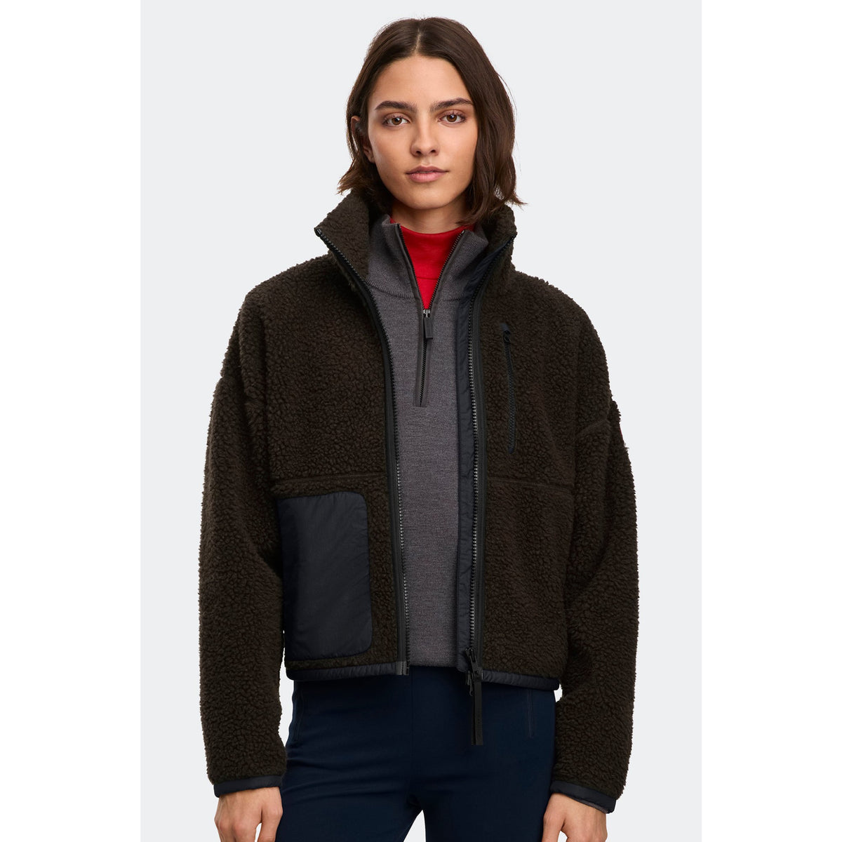 Canada Goose Womens TBC Simcoe Fleece Zip-up Sweater