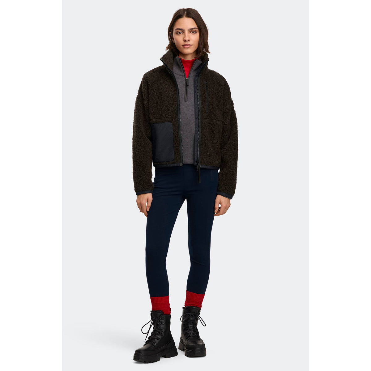 Canada Goose Womens TBC Simcoe Fleece Zip-up Sweater
