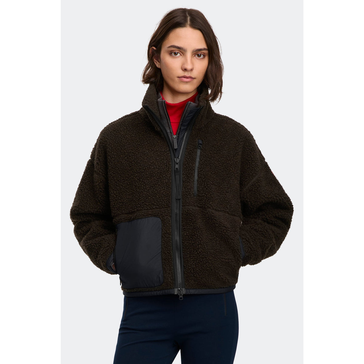 Canada Goose Womens TBC Simcoe Fleece Zip-up Sweater
