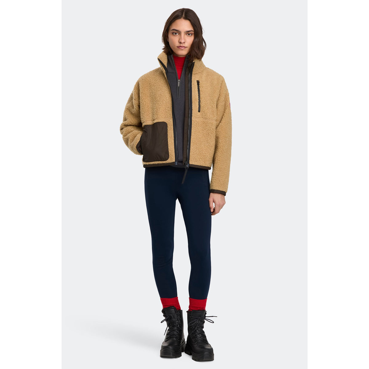 Canada Goose Womens TBC Simcoe Fleece Zip-up Sweater