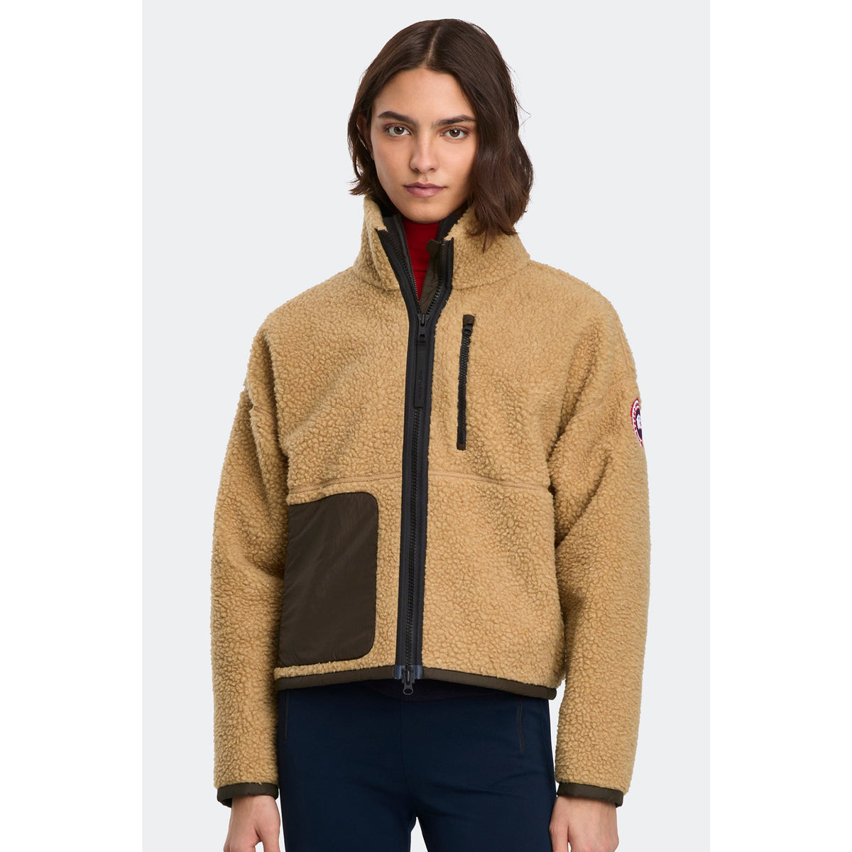 Canada Goose Womens TBC Simcoe Fleece Zip-up Sweater