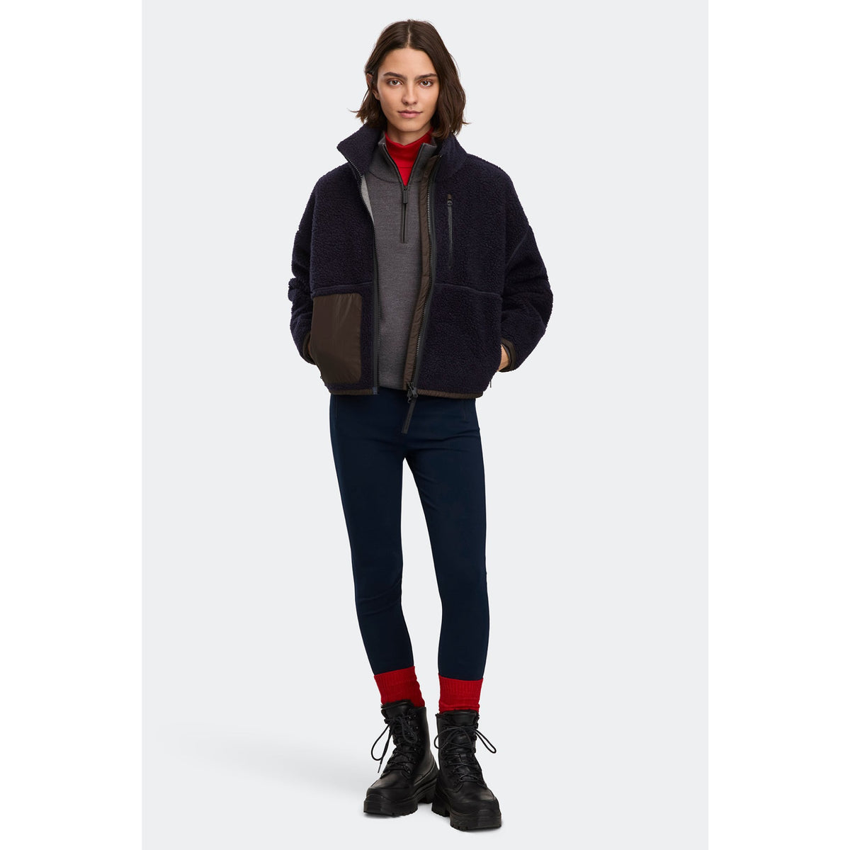 Canada Goose Womens TBC Simcoe Fleece Zip-up Sweater