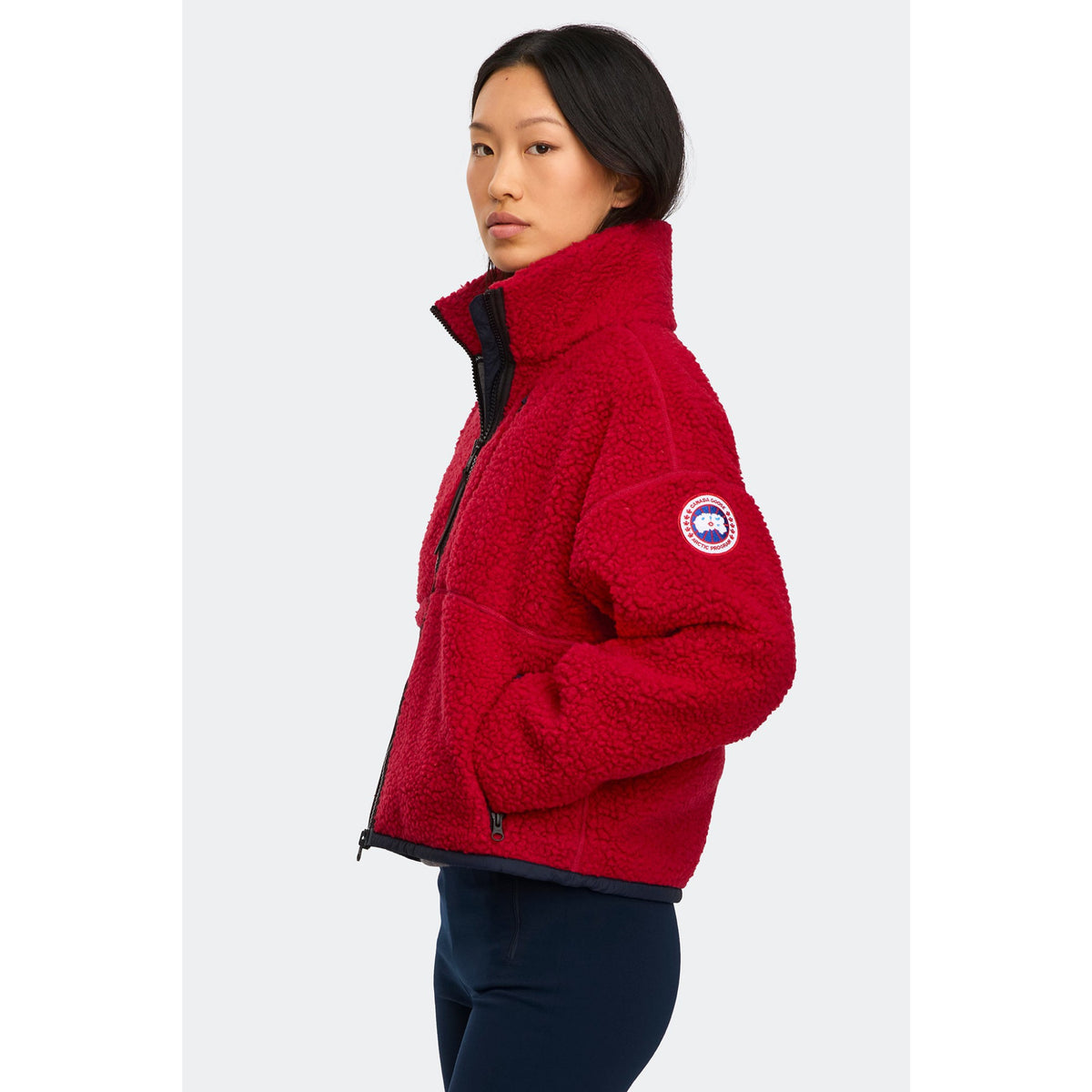Canada Goose Womens TBC Simcoe Fleece Zip-up Sweater