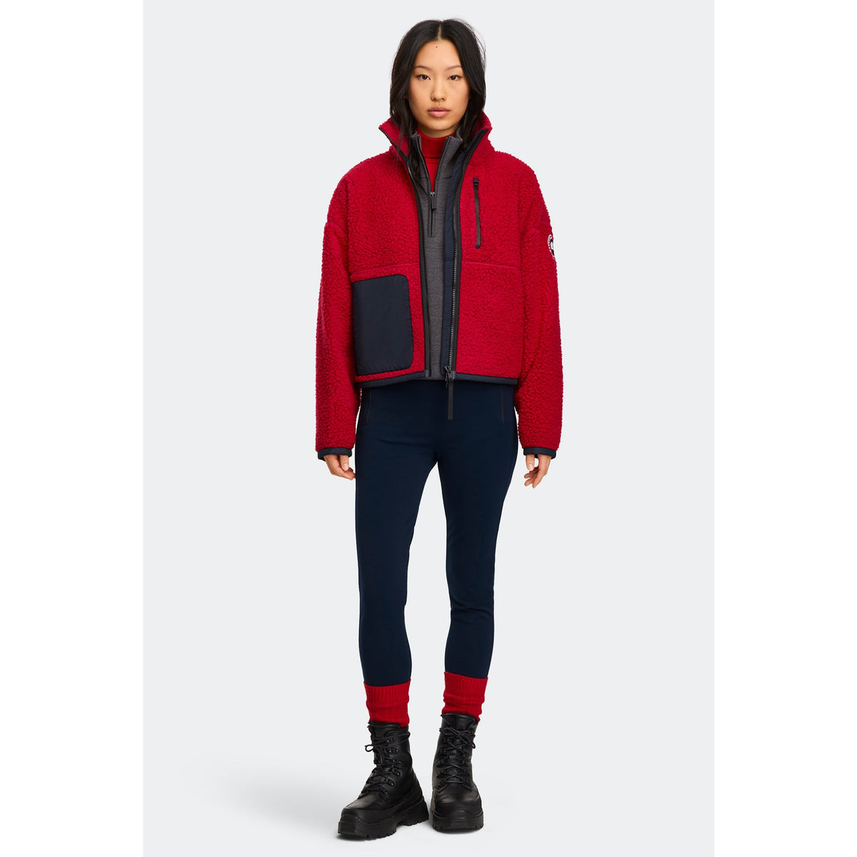 Canada Goose Womens TBC Simcoe Fleece Zip-up Sweater
