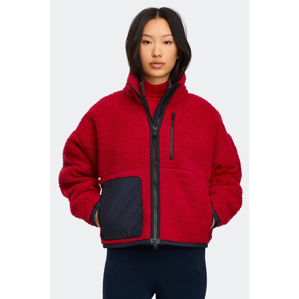 Canada Goose Womens TBC Simcoe Fleece Zip-up Sweater