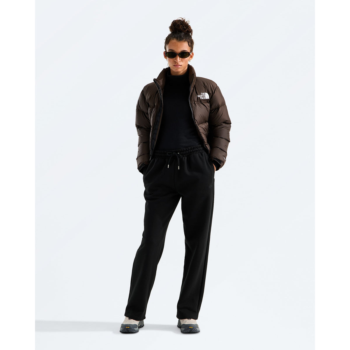 The North Face Womens TNF Essential Simple Dome Straight Leg Pant - TNF Black/TNF Black