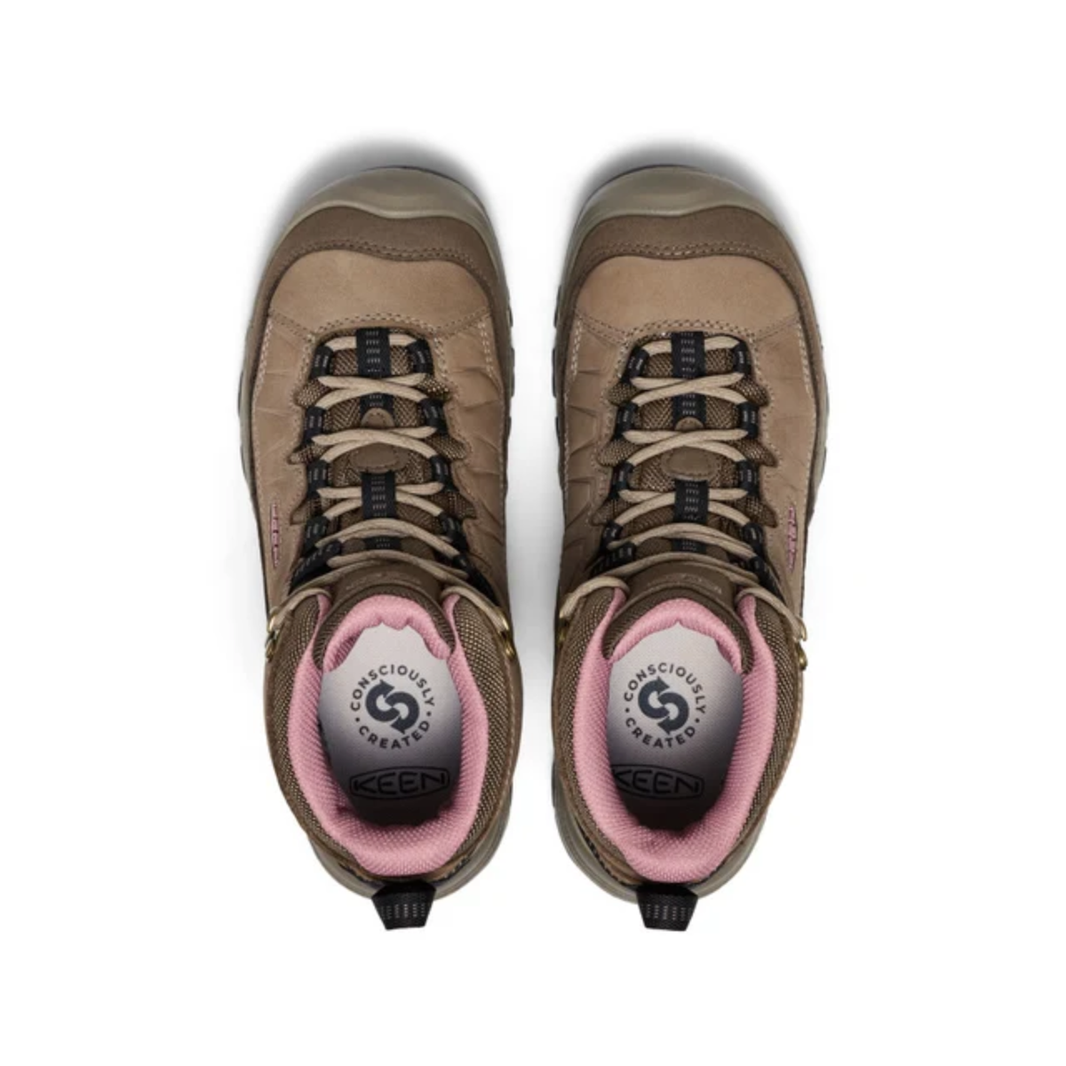 Knee Womens Targhee IV MID WP in Brindle/Nostalgia Rose
