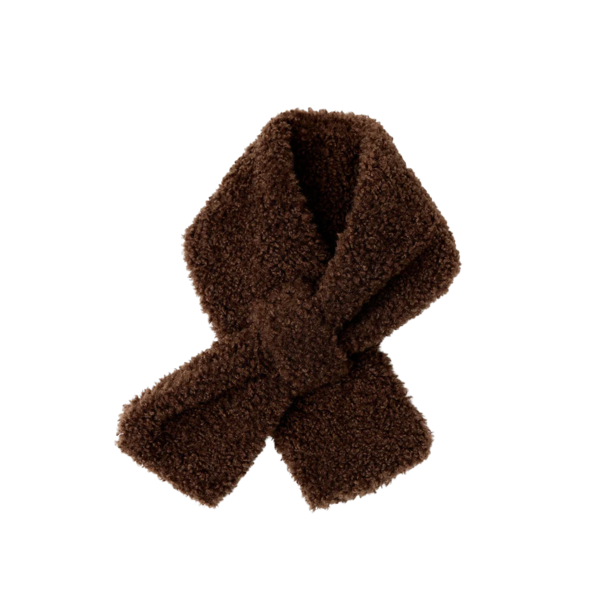 Hat Attack Womens Teddy Sherpa Pull Through-Brown