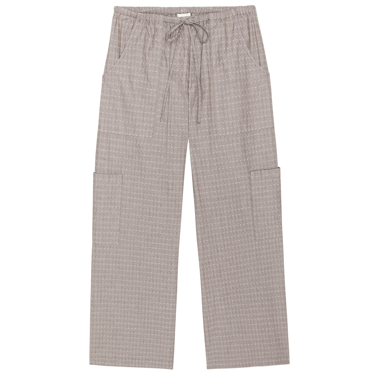Donni Womens The Cotton Dobby Cargo Pant in Espresso-Espresso