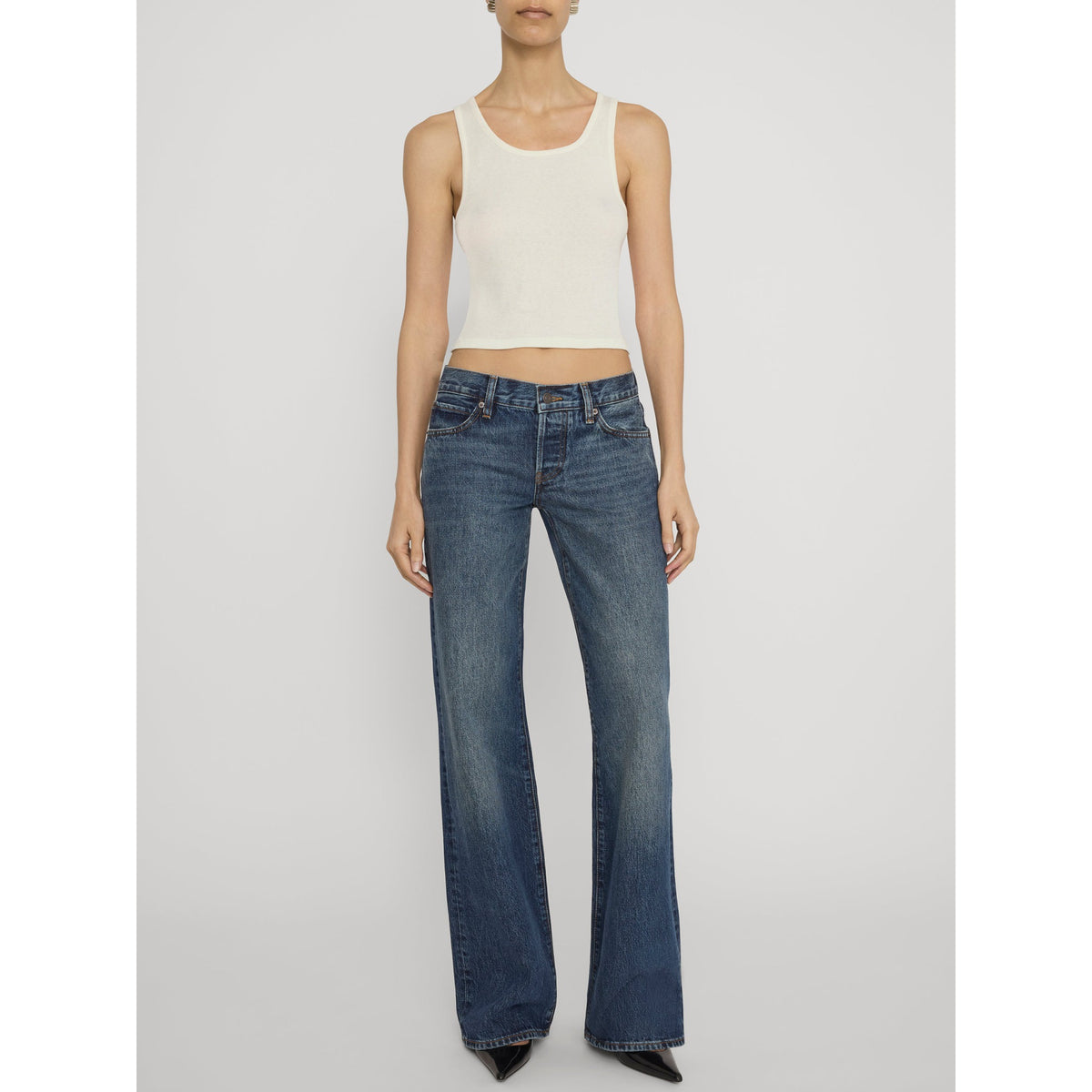 Frame Denim Womens The Gray in Tolerate