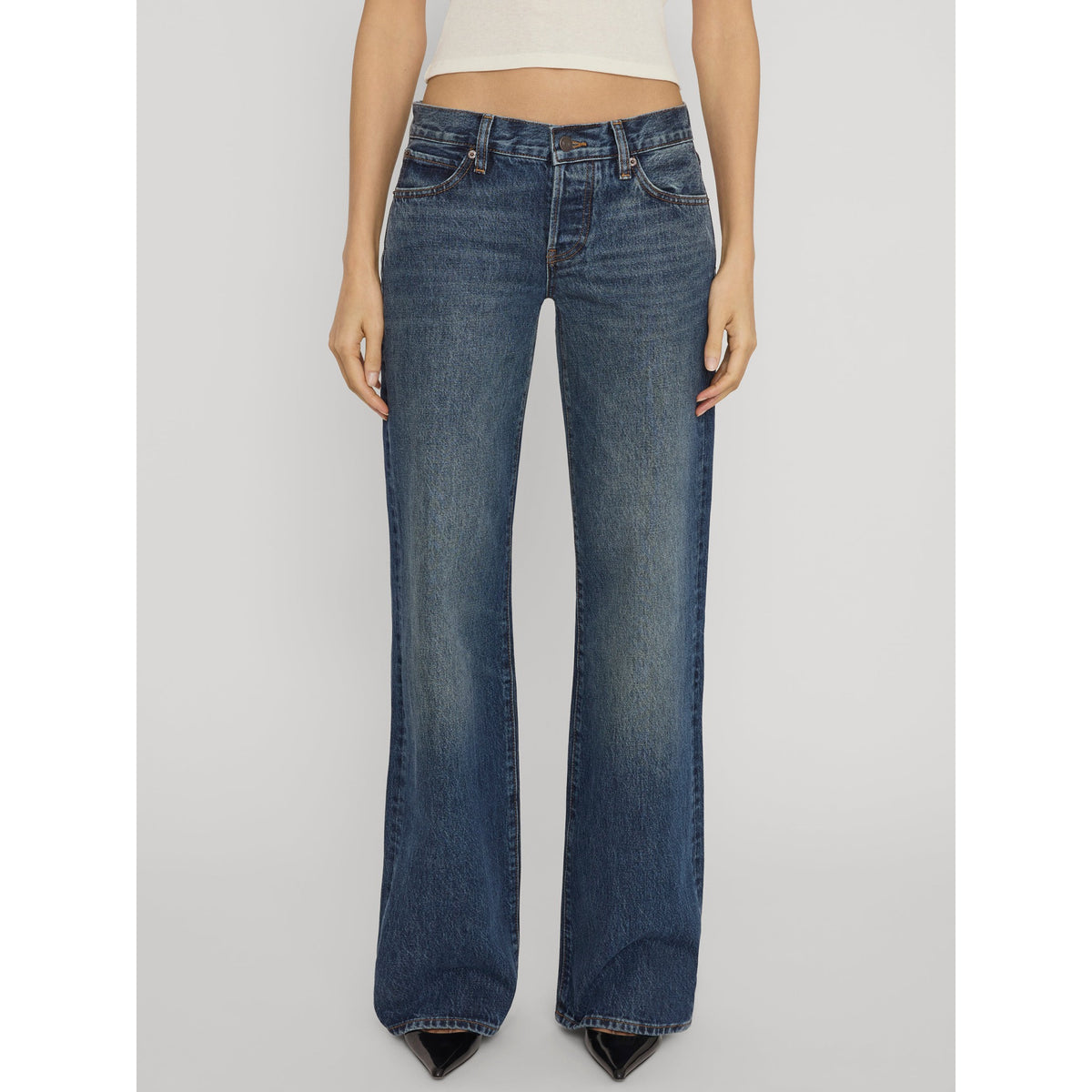 Frame Denim Womens The Gray in Tolerate