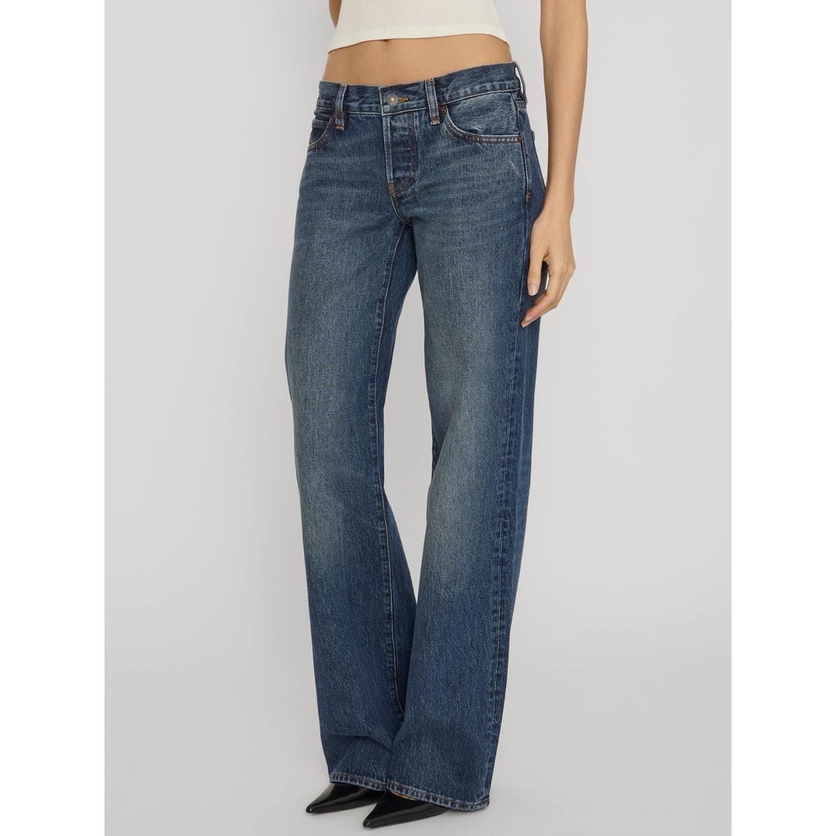 Frame Denim Womens The Gray in Tolerate