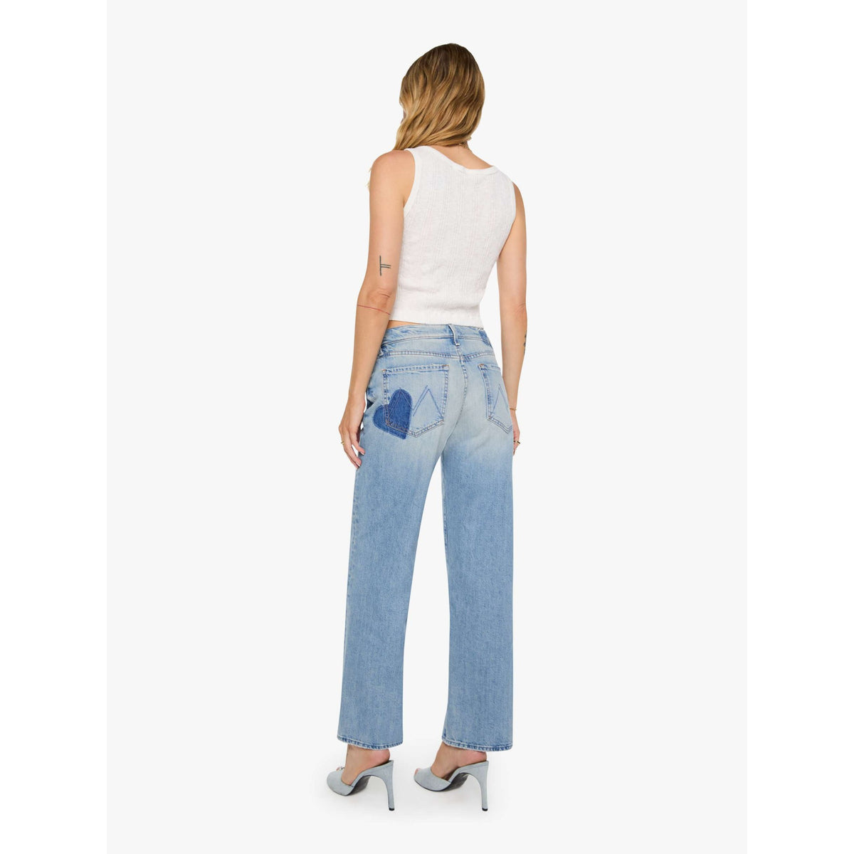 Mother Womens The Mid Rise Rambler Zip Skimp in I Confess - I Confess
