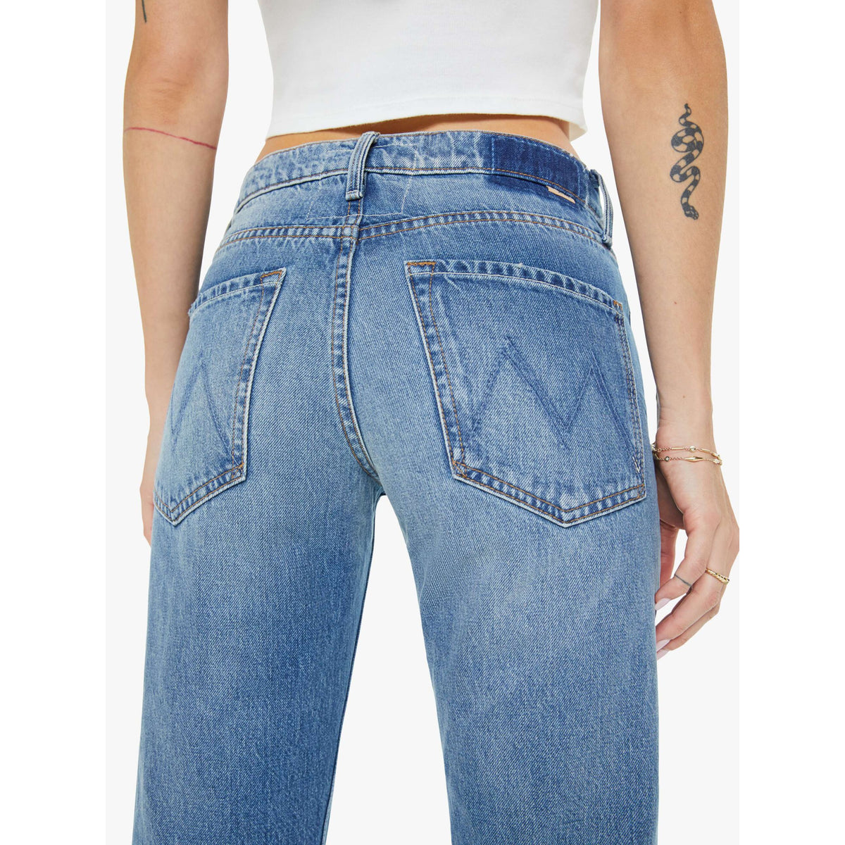 Mother Womens The Reifler Jean - Early Blue
