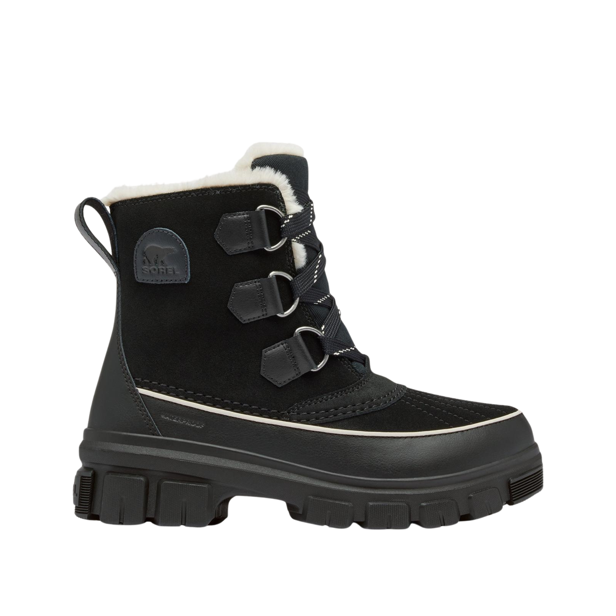 Sorel Womens Tivoli V WP- Black, Fawn