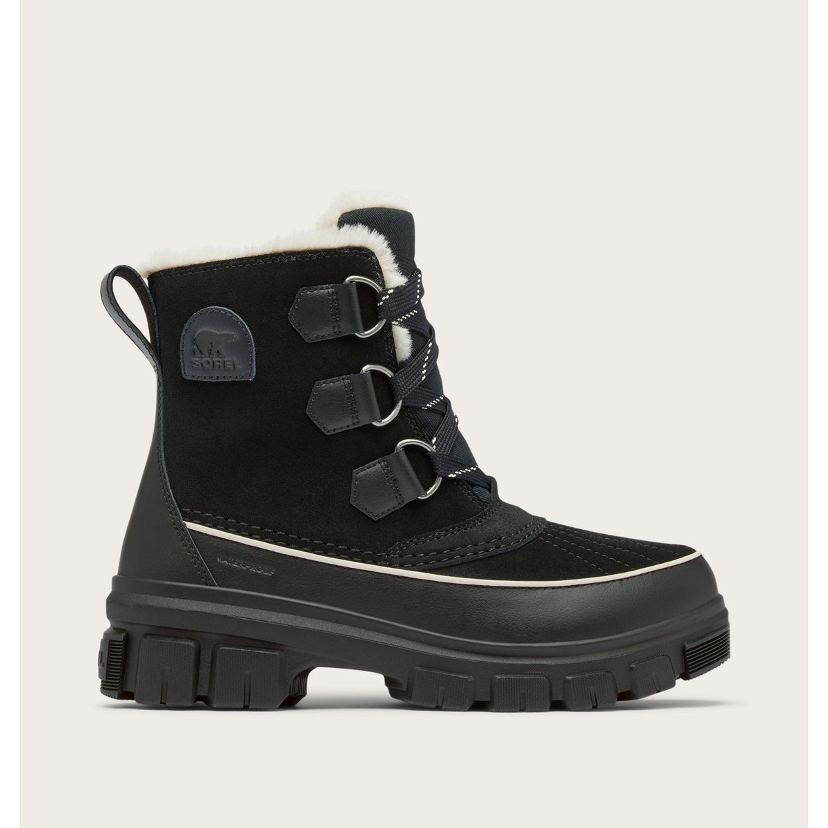Sorel Womens Tivoli V WP - Black, Fawn