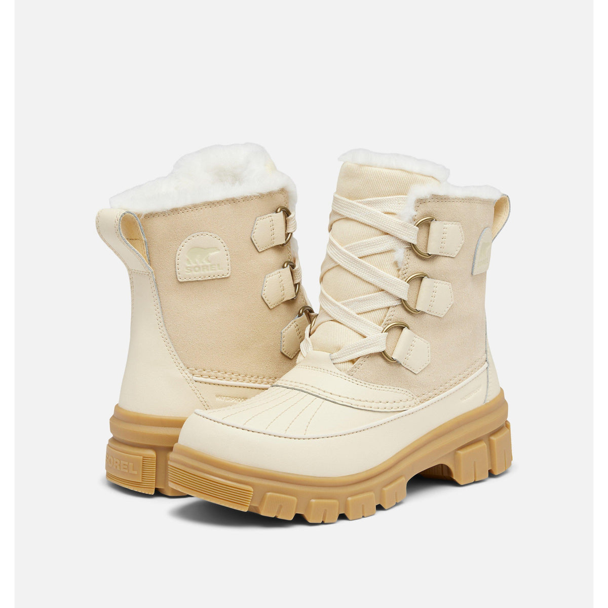 Sorel Womens Tivoli V WP - Honey White, Sea Salt
